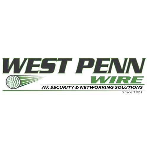West Penn 254246FBK0500 CAT6 Plenum Cable, 23/4 Pair Solid, Foil Shielded, UTP, CMP, 500' (152.4m) Reel, Black