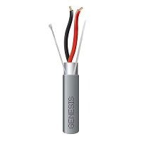 Genesis 22211109 16/2 Stranded Shielded Riser Cable, 1000' (304.8m) REELEX Pull Box, Gray