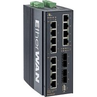 EtherWAN EX78934E-0VB EX78900E Series Hardened Managed 10 to 16-Port Gigabit PoE Ethernet Switch