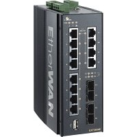 EtherWAN EX73922E-0VB EX73900E Series Hardened Managed 10 to 16-Port Gigabit Ethernet Switch