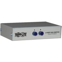 Tripp Lite 2-Port Manual VGA/SVGA Video Switch 3x HD15F Metal