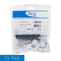 ICC CAT6A RJ45 Keystone Jack for HD Style