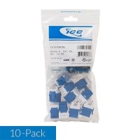 ICC CAT6A RJ45 Keystone Jack for HD Style