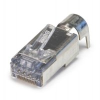 Platinum Tools ezEX48 Shielded, External Ground, CAT6A Connector