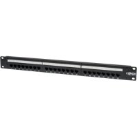 Tripp Lite 24-Port Cat6 Cat5 Patch Panel Rackmount 110 Punch Down RJ45 Ethernet 1URM