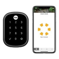 Yale YRD256-CBA-BSP Assure Lock SL Touchscreen Keypad with Wi-Fi and Bluetooth, Black Suede