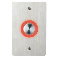 Essex PEB-2SBLANK Single Gang Piezo Touch Button, Stainless No Graphics