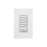 Lutron RRD-W5BRL-WH RadioRA 2 seeTouch Wall-Mount Designer Keypad - 5 Button w/ Raise-Lower, White