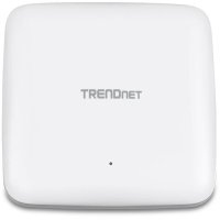 TRENDnet TEW-921DAP AX1800 Dual Band Wi-Fi 6 PoE  Access Point, 1201Mbps   576Mbps Bands, MU-MIMO and OFDMA, 1024-QAM, White