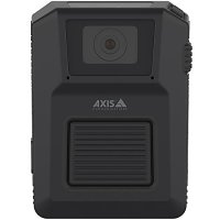 AXIS W101 1080p Body Worn Camera, 2.1mm Lens, Black