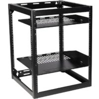 SANUS 26" Tall AV Rack 15U Stackable Skeleton Rack