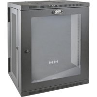 Tripp Lite 15U Wall Mount Rack Enclosure Server Cabinet w Hinged Acrylic Window