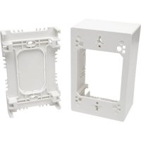 Tripp Lite Single-Gang Surface-Mount Junction Box Wallplate White