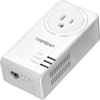TRENDnet Powerline 1300 AV2 Adapter with Built-in Outlet