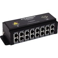 DITEK Wall Mount 8 Channel PoE Extender Surge Protector