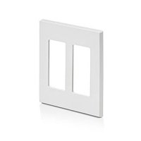 Leviton 2-Gang Screwless Decora Wallplate