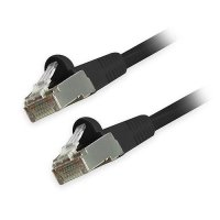 Comprehensive CAT6STP-75BLK CAT6 Patch Cable, Shielded, Snagless, 75' (22.8m), Black