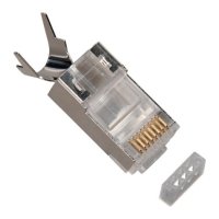 Platinum Tools Rj45 Cat6a 10 Gig Shielded W/Liner Stranded. 10/Clamshell