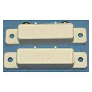 GRI 29AWG-B-W/1K 29 Series Surface Mount Magnetic Reed Switch Set w/1K Resistor, Wide Gap, 10W, 160VDC, 0.40 Amp, Closed Loop, N/O, A & Side Mounted Screw Terminals, White
