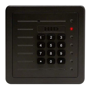 HID 5355ABK14 ProxPro 5355 125kHz Wall Switch Proximity Reader with Wiegand Output, Keypad and Terminal Strip, Beige