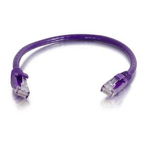 Quiktron 576-145-003 Q-Series CAT6 Patch Cords, Booted, 3' (0.9m), Purple