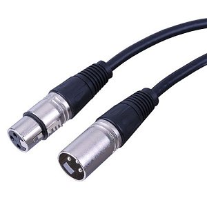 Vanco 281143 3 Pin Male to 3 Pin Female XLR Cable