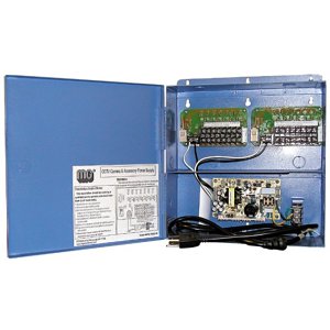 MG Electronics HPS1216UL Distributed Power Supply, 16 Camera High Output 12VDC 800mA