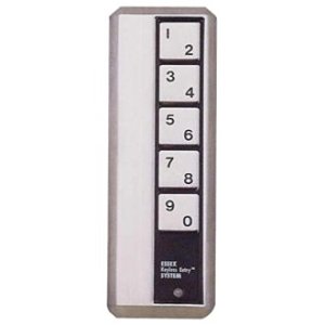 Essex KE-265-5S Keyless Access Control System with Control Module, 15' Wiring Cable and 5-Pad Non-Illuminated Keypad, Stainless Steel