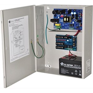Altronix AL1012ULM Access Power Distribution Module with Power Supply Charger, 5 PTC Class 2 Outputs, 12VDC at 10A, FAI, 115VAC, BC400 Enclosure