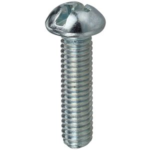 Dottie RMC632112 #6-32 x 1-1/2 in. Phillips/Slotted Round Head Machine Screw, 100-Pack