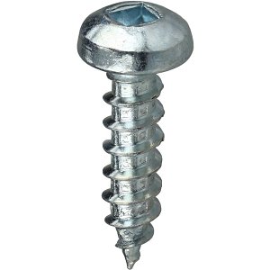 Dottie DDSMS83 #8 x 3 in. Square Drive Pan Head Sheet Metal Screw, 100-Pack