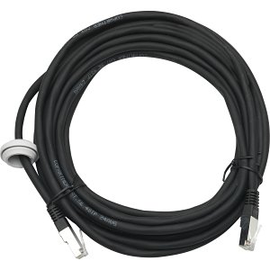 AXIS Shielded Outdoor Network Cable with Gasket and Male RJ45 Connectors, 16"