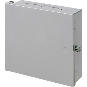 Arlington EB1212 Heavy-Duty Non-Metallic Enclosure Box, 12 x 12 x 4 in, NEMA3R, Gray