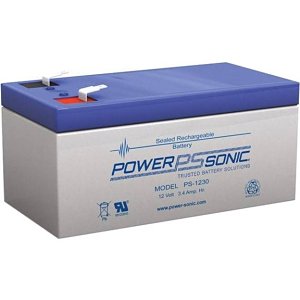 Power Sonic PS-1230 12V, 3.4 Ah Rechargeable SLA Battery