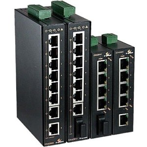 EtherWAN EX42905 Hardened Unmanaged 5-Port 10/100/1000base-T Gigabit Ethernet Switch