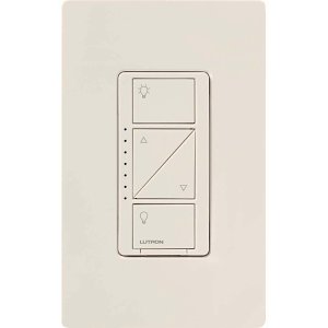 Lutron PD-6WCL-LA Caseta Wireless In-Wall Dimmer, Light Almond