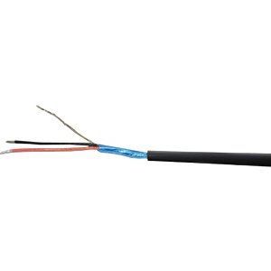 Comprehensive CVC-2TW/P-500BR Premium 2 Conductor Shielded Flexible Plenum Bulk Audio Cable, CMP, 500' (152.4m), Reel, Black