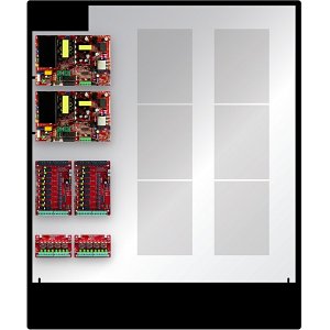 LifeSafety Power FPO150/250-2C8P2D8PE8M Mercury Unified Power 16 Door Unified, DV Standard 12A/12V and 10A/24V, 16 Lock, 16 Aux, E8M Enclosure