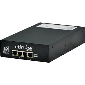 Altronix EBRIDGE400PCRM EoC 4-Port Receiver, 100Mbps per Port, Passes PoE/PoE+, Requires Compatible Transceiver