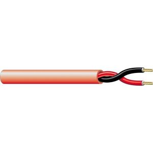 West Penn 980RD1000 18/2 Solid Unshielded FPLR Fire Alarm Cable, 1000' (304.8m) Reel, Red