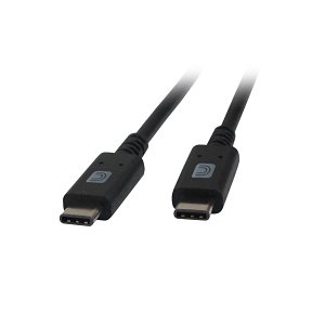 Comprehensive USB31-CC-3ST Standard Series 3' USB 10G 3.1 Gen 2 C Male to C Male Cable, Black