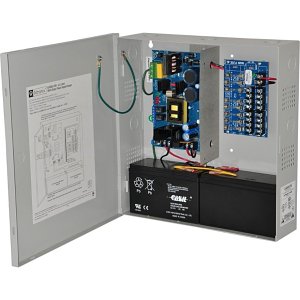 Altronix AL600PD8220 Power Supply/Charger, 8 Fused Outputs, 12/24VDC at 6A, 220VAC, BC300 Enclosure