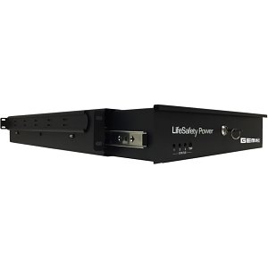 Lifesafety Power RGM150B-M8PNZ GEMINI RGM150 SERIES 4 Door 150W Integrated Mercury Rackmount Standard / Networked, Single or Dual Voltage UL/CUL/CE, Four Post Mounting