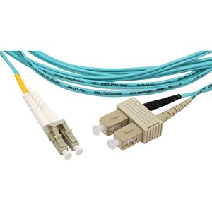 OCC D8LC-SC-1M Fiber Optic Jumpers, Duplex LC to SC SM, 2.0mm OD, 1 Meter