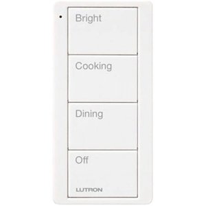 Lutron PJ2-4B-GLA-P02 Pico Wireless Control - 4-Button Kitchen Scene, Light Almond