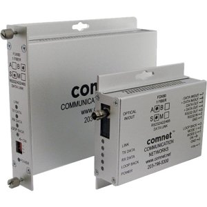 ComNet FDX60M1BM Small Size RS232/422/485 2W and 4W Bi-directional Universal Data Transceiver, mm, 1 fiber
