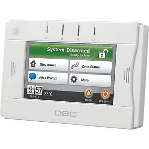 DSC WTK5504D 2-Way Wireless Touchscreen Arming Station