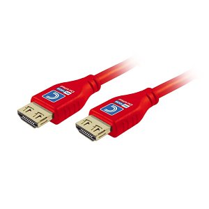 Comprehensive MHD18G-15PROREDA MicroFlex Pro AV/IT Integrator Active 4K60 18G High Speed Active HDMI Cable with ProGrip, 15', Red