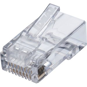 IDEAL 86-367J CAT6 RJ-45 8P8C Single Piece Modular Plugs, 100 Jar