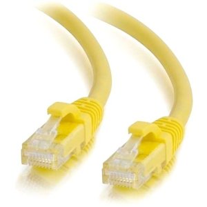 Quiktron 576-115-025 Q-Series CAT6 Patch Cords, Booted, 25' (7.6m), Yellow